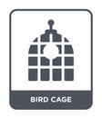 bird cage icon in trendy design style. bird cage icon isolated on white background. bird cage vector icon simple and modern flat Royalty Free Stock Photo