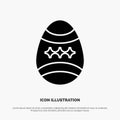 Bird, Decoration, Easter, Egg solid Glyph Icon vector Royalty Free Stock Photo