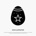 Bird, Decoration, Easter, Egg solid Glyph Icon vector Royalty Free Stock Photo