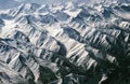 Bird eye`s view of himalaya mountain.