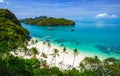 Bird eye view of Angthong national marine park, koh Samui, Thailand