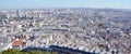 Bird eye view from Basilica of the Sacred Heart, Paris