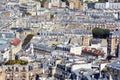 Bird eye view from Basilica of the Sacred Heart, Paris