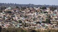 Bird eye view of city of Jugol. Harar. Ethiopia. Royalty Free Stock Photo