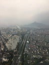 Bird eye view from Dongwu New Century Grand Hotel in Huzhou/China