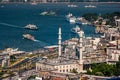 Bird eye view of Istanbul, Karakoy and Eminonu