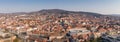 Bird eye view of Pecs, Hungary Royalty Free Stock Photo