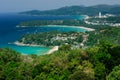 Bird eye view of Phuket, Thailand Royalty Free Stock Photo