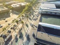 Bird eye view Pier 39 waterfront in San Francisco, California, U Royalty Free Stock Photo