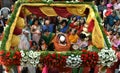 Bird eye view of wedding ceremony