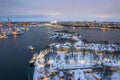 Winter wonderland - Stockholm Sweden Royalty Free Stock Photo