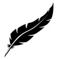 Bird feather shape