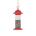 Birds feeder with seeds icon