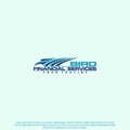 Bird financial cervices abstract logo design