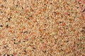 bird food, tropical bird grain mix Royalty Free Stock Photo