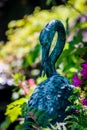 Bird garden statue