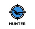 Bird hunter logo