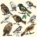 Bird illustration series