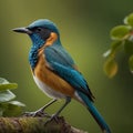 Superb Starling (Lamprotornis superbus) in Thailand