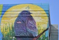 Bird King Mural, Memphis, TN Royalty Free Stock Photo