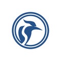 Bird letter S logo icon