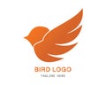 bird logo template Royalty Free Stock Photo