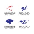 Bird Logo Template Design Vector, Emblem, Design Concept, Creative Symbol, Icon Royalty Free Stock Photo