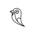 Bird logo vector icon template