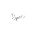 Bird logo vector icon template