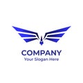 Buterfly Luxury Company Logo Vector