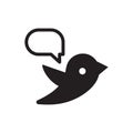 Bird message icon