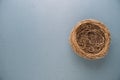 Bird nest symbolizing origin care and a safe place to begin Royalty Free Stock Photo