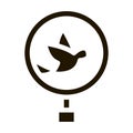 Bird Ornithology Research Icon Vector