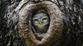 Bird, Owl, Spotted owlet Athene brama Royalty Free Stock Photo