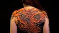 bird phoenix tattoo