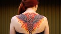 bird phoenix tattoo