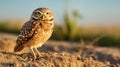 bird prairie burrowing owl