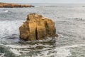 Bird Rock Geological Formation at Sunset Cliffs Royalty Free Stock Photo