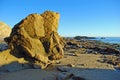 Bird Rock at Low Tide off Heisler Park. Laguna Beach, California. Royalty Free Stock Photo