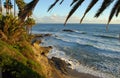 Bird Rock off Heisler Park Laguna Beach, CA. Royalty Free Stock Photo