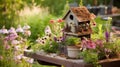 Bird in Rustic Garden Banquet