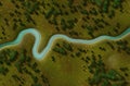 Bird's Eye View of a Biking Hiking Trail