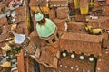 Bird`s eye view of Bologna Royalty Free Stock Photo