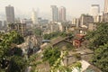 Bird's eye view of Chongqing, China