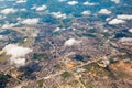 The bird's-eye view of a city