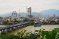 Bird's-eye view of the city .Nha Trang. Vietnam.