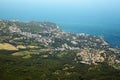 Bird`s eye view he coastal villages Koreiz and Gaspra