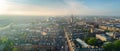 Bird\'s eye view of Dublin captured with DJI Mavic drone from approximately meters above ground