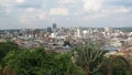 Bird`s eye view of Harare Central District. Royalty Free Stock Photo