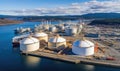 A Bird\'s Eye View of a Massive Petroleum Plant